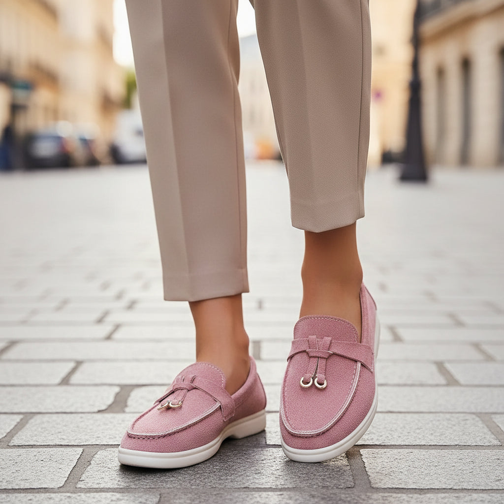 Mocassins femme élégants à enfiler avec un design intemporel. - 5
