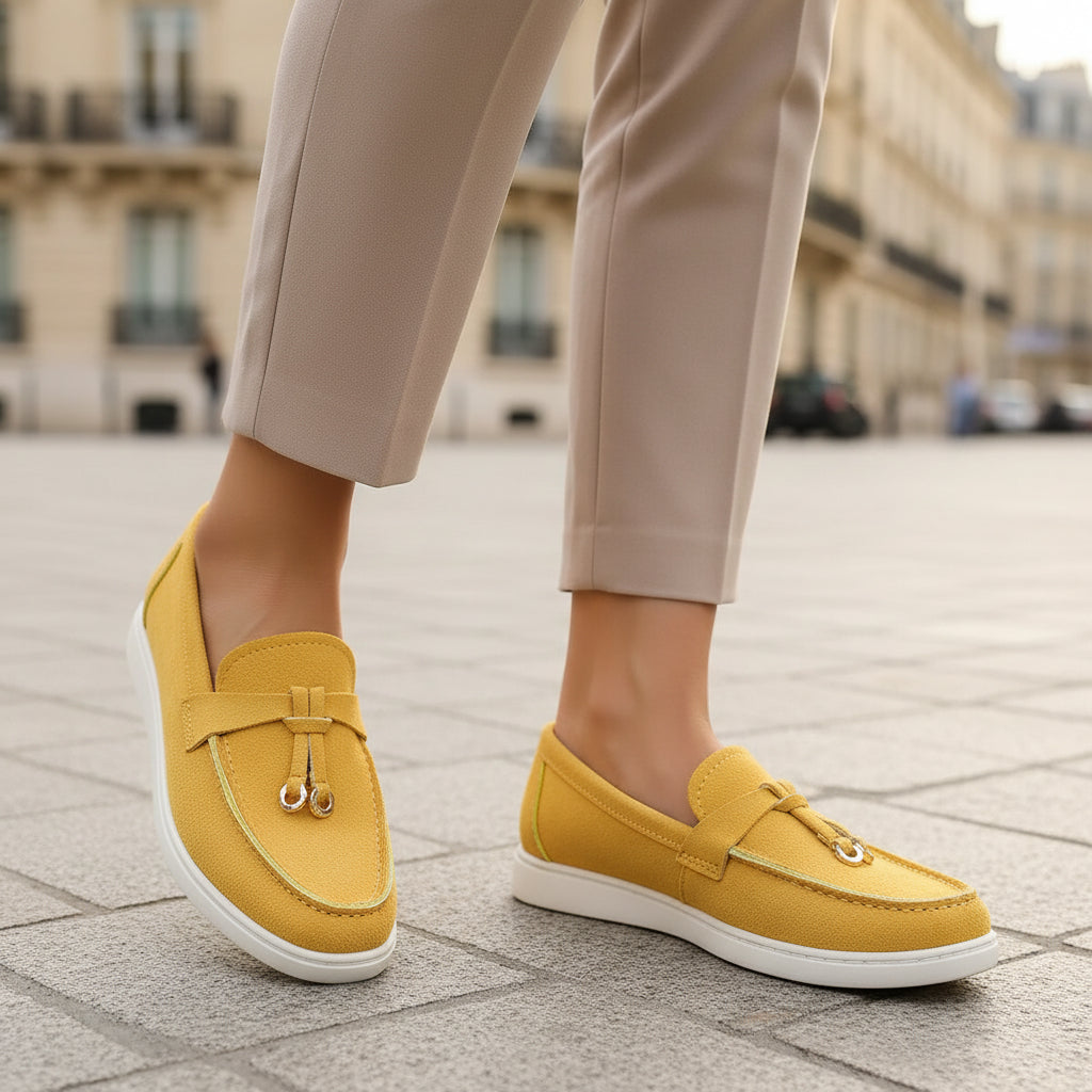 Mocassins femme élégants à enfiler avec un design intemporel. - 10