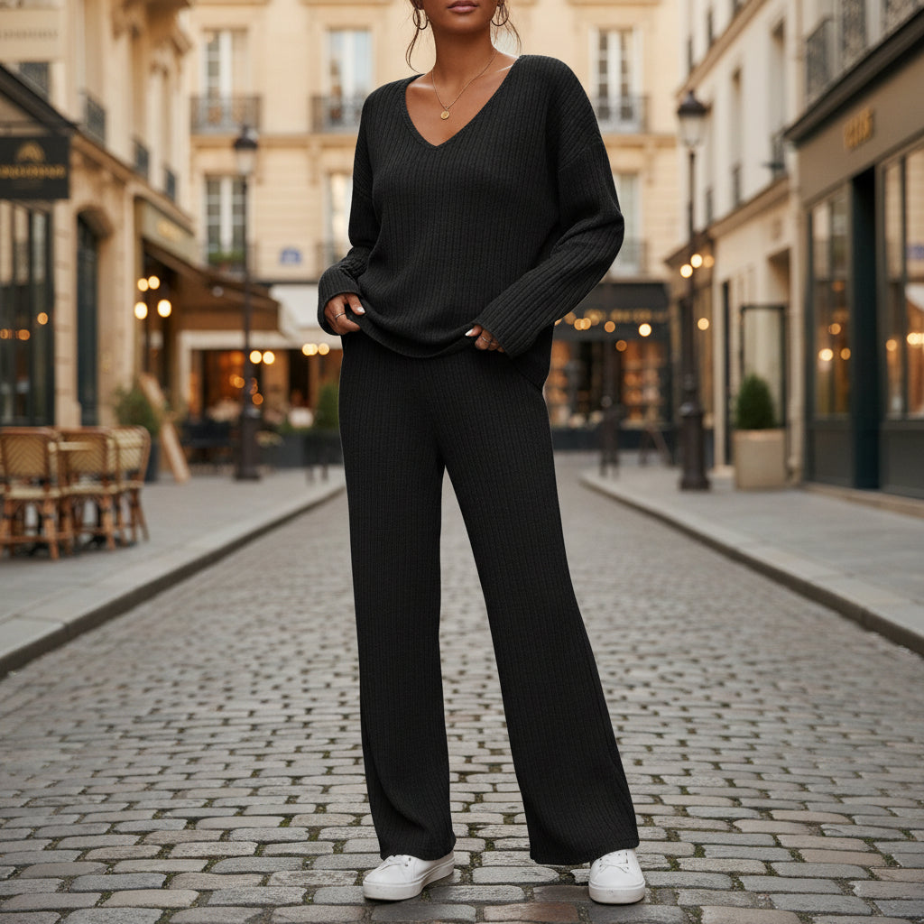 Ensemble de détente femme, coupe décontractée, style moderne. - 5