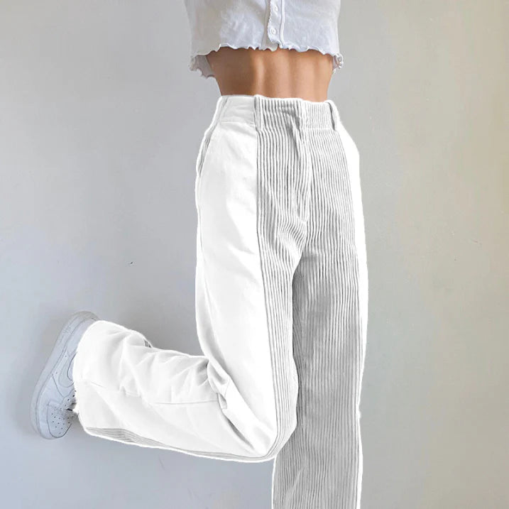 Pantalon femme à coupe confortable et moderne. - 4