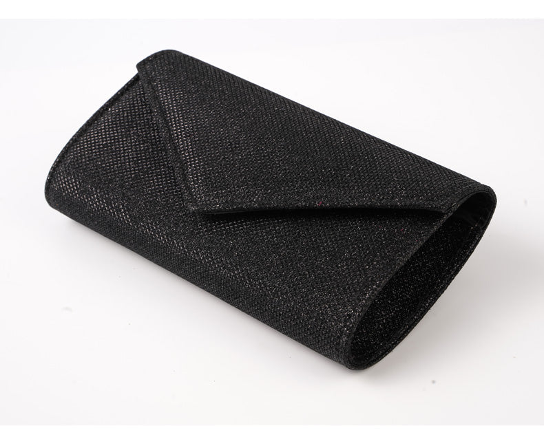 Pochette élégante avec design pailleté et chaîne amovible. - 6