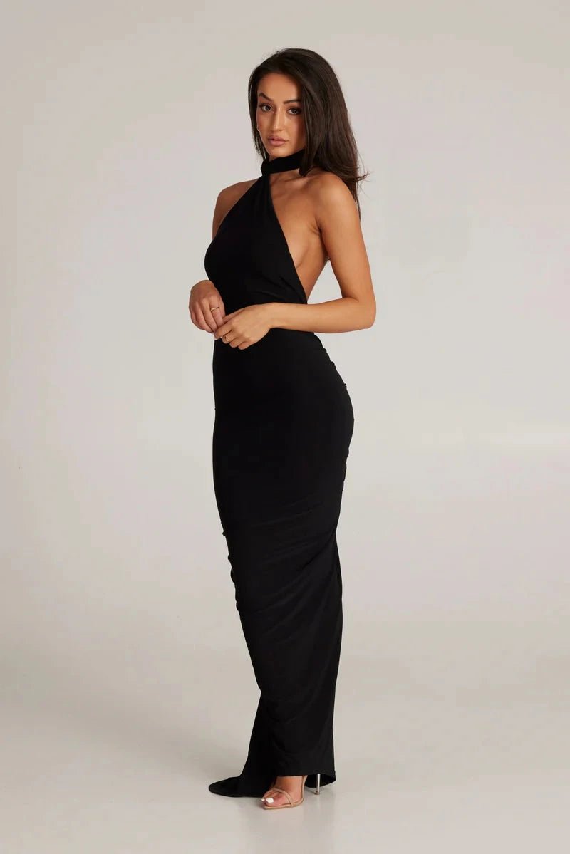 Robe asymétrique au dos nu élégante. 8