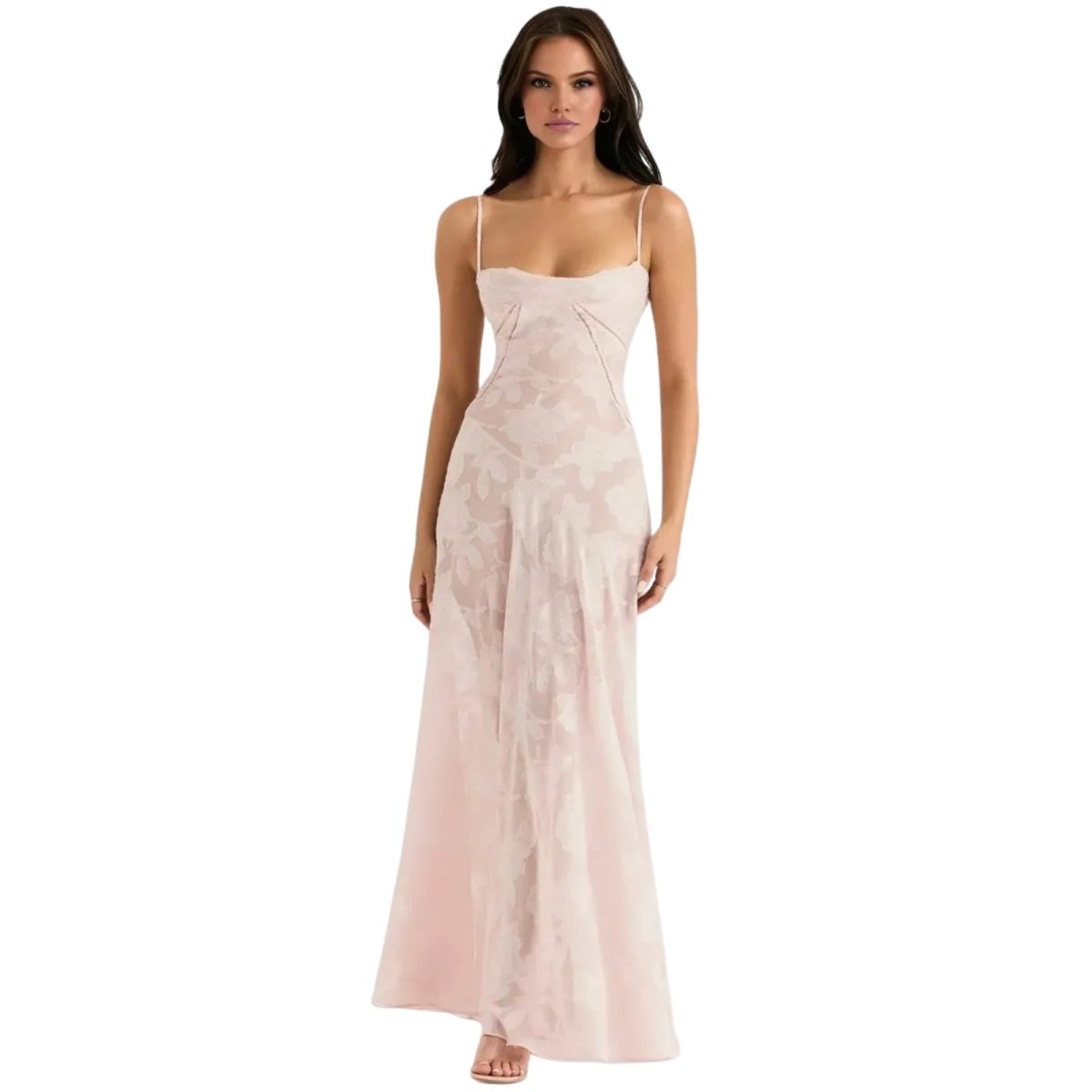 Robe bustier structurée avec détails de corset ajustable. 7