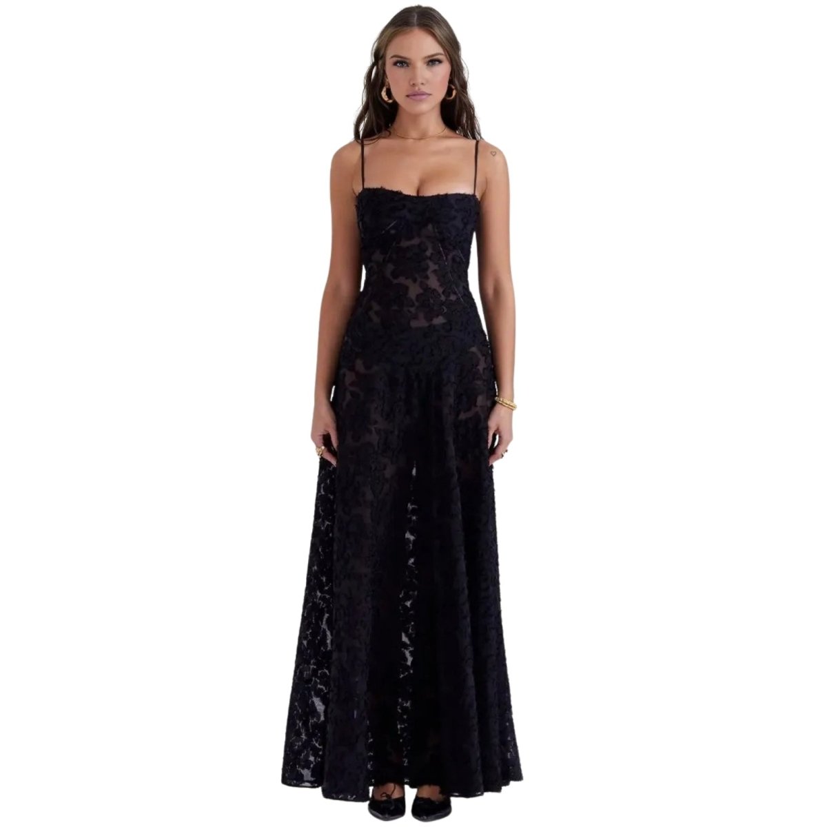 Robe bustier structurée avec détails de corset ajustable. 9