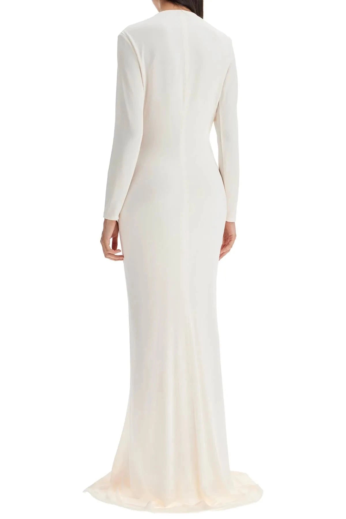 Robe cintrée avec décolleté en V plissé, idéale pour les soirées élégantes. 8