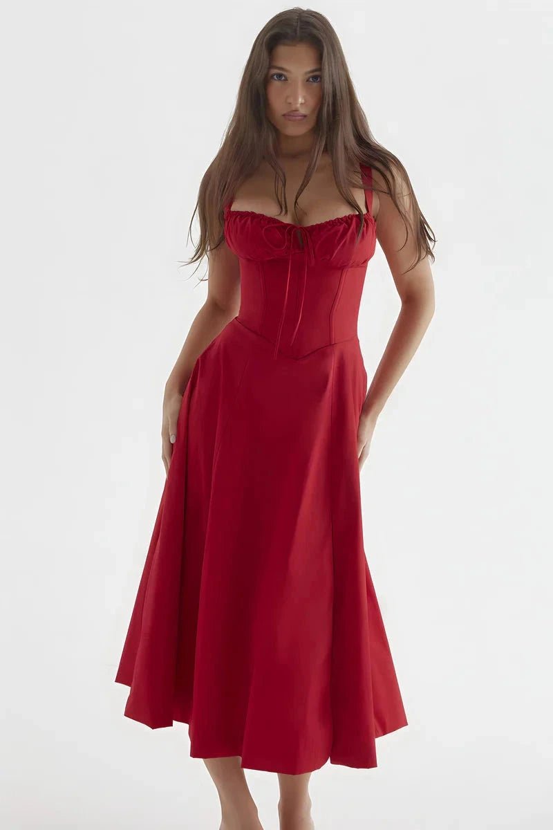 Robe d'été bustier à imprimé floral élégant. 3