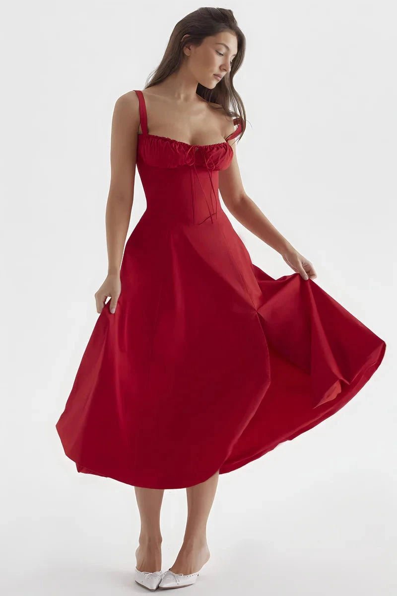 Robe d'été bustier à imprimé floral élégant. 4