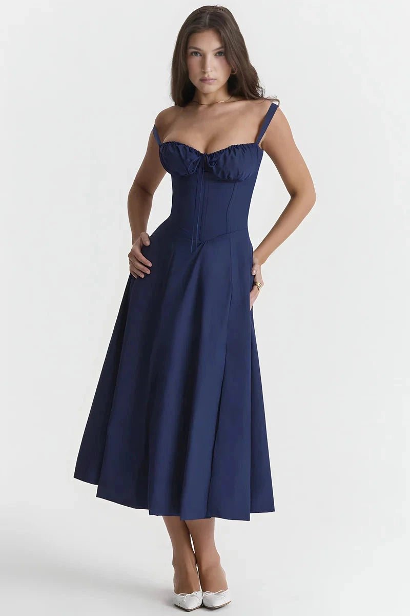 Robe d'été bustier à imprimé floral élégant. 6