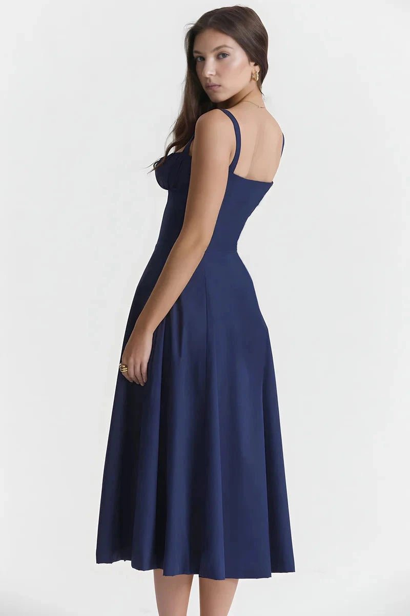 Robe d'été bustier à imprimé floral élégant. 8