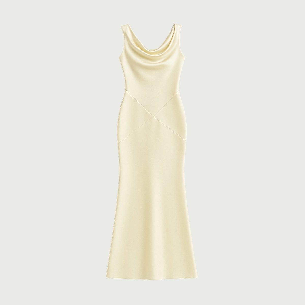 Elegant backless dress with a sculpted silhouette for evening occasions. 3