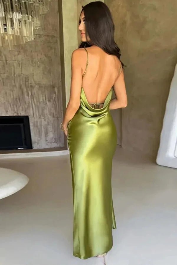 Robe longue sexy à la silhouette flatteuse et élégante. 4