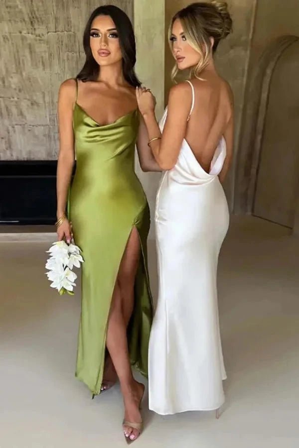 Robe longue sexy à la silhouette flatteuse et élégante. 5