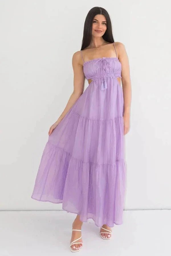 Robe maxi élégante avec un dos noué chic. 2