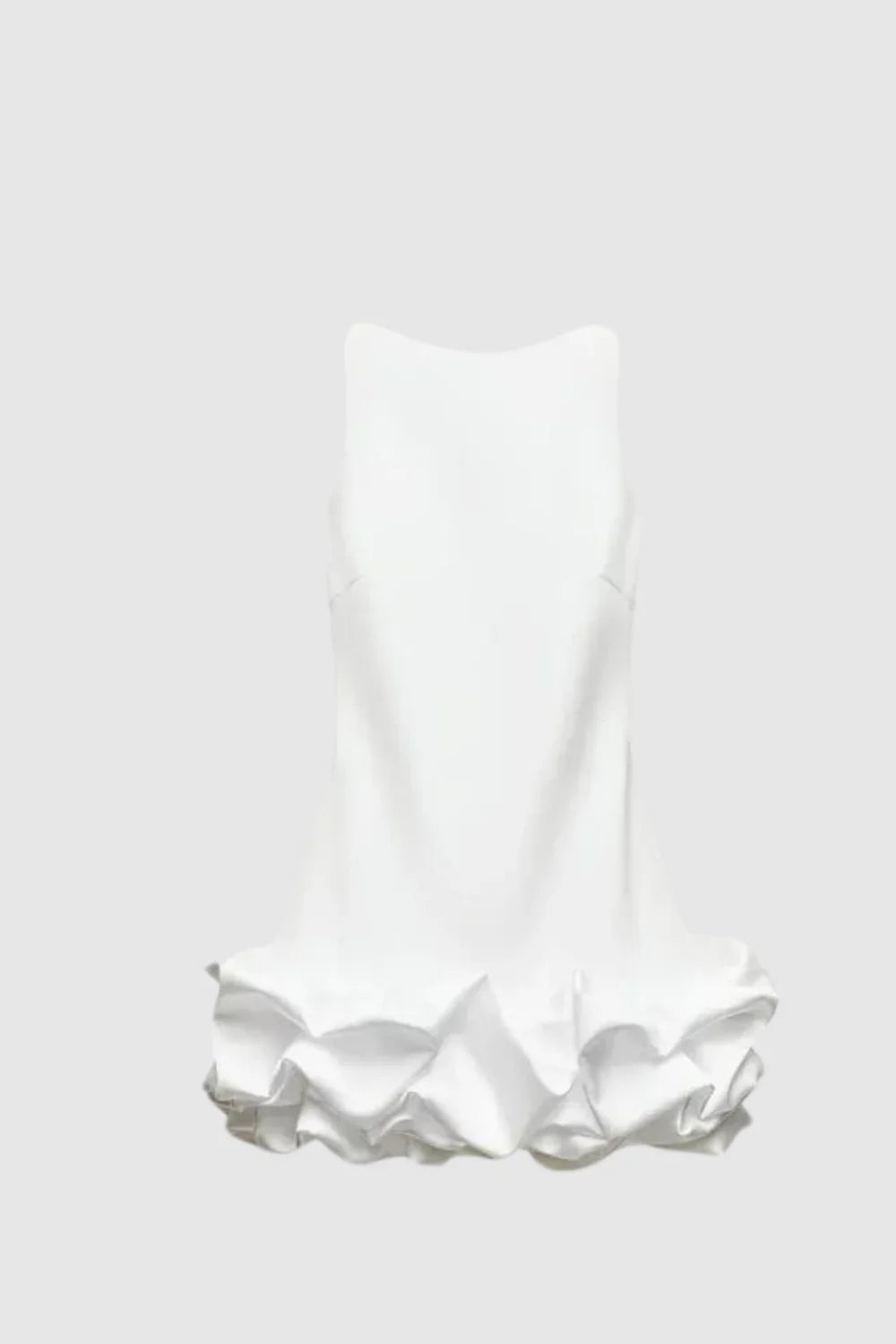 Robe mini élégante avec ourlet volumineux à bulles. 0