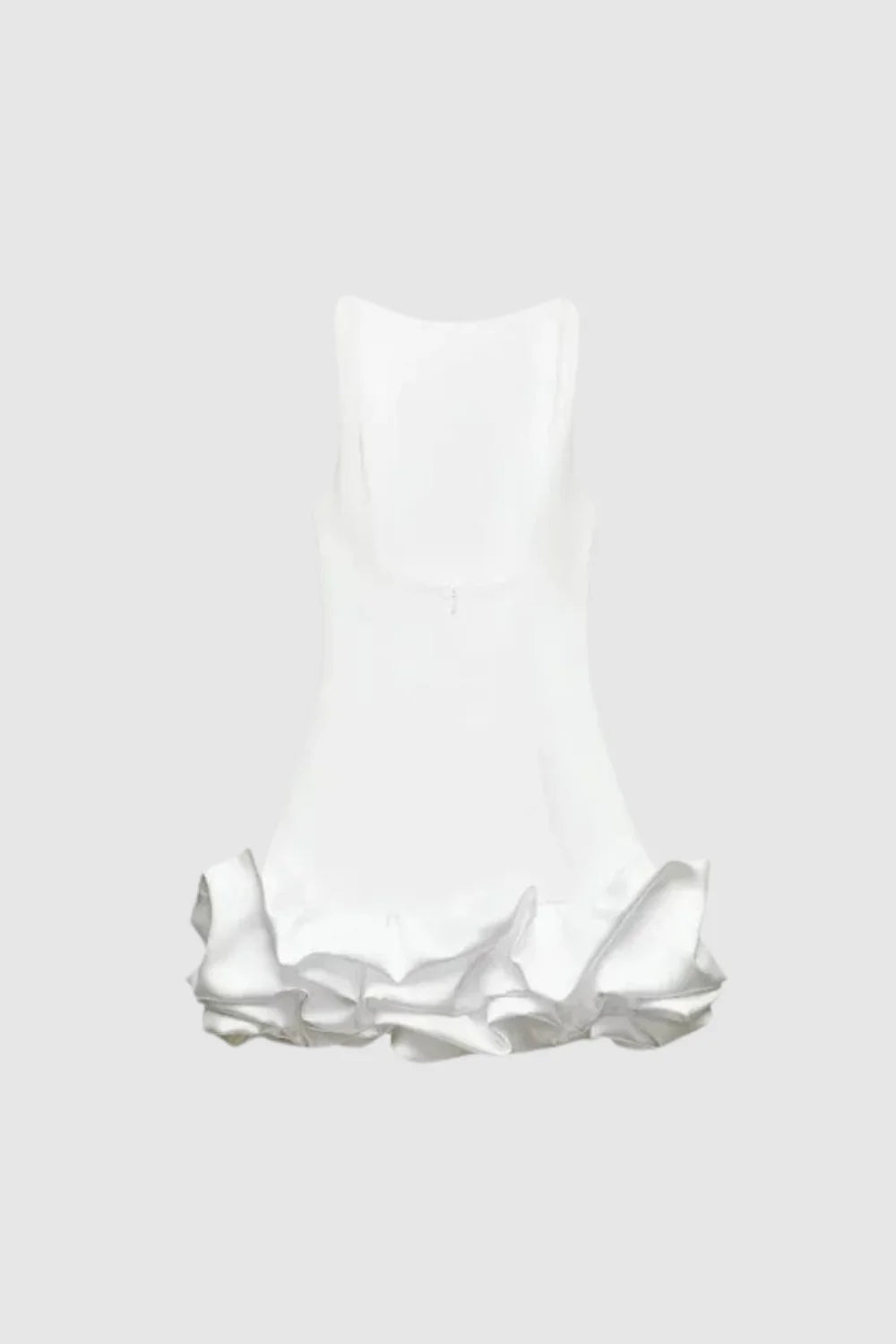 Robe mini élégante avec ourlet volumineux à bulles. 4