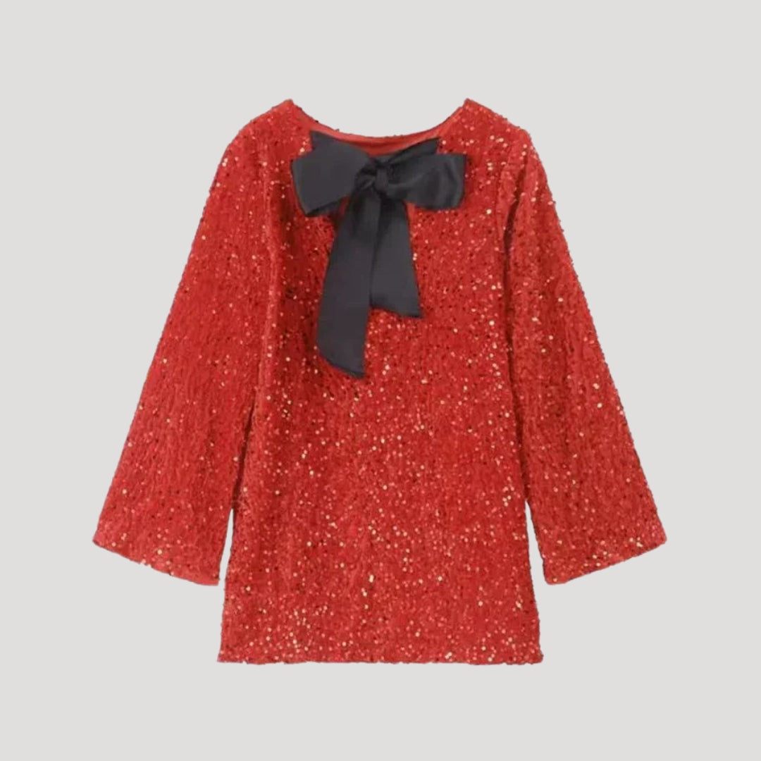 Robe portefeuille à nœud élégant, silhouette flatteuse et style sophistiqué. - 8