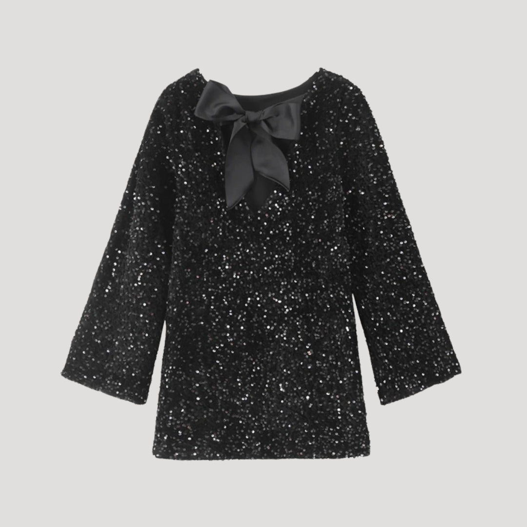 Robe portefeuille à nœud élégant, silhouette flatteuse et style sophistiqué. - 9