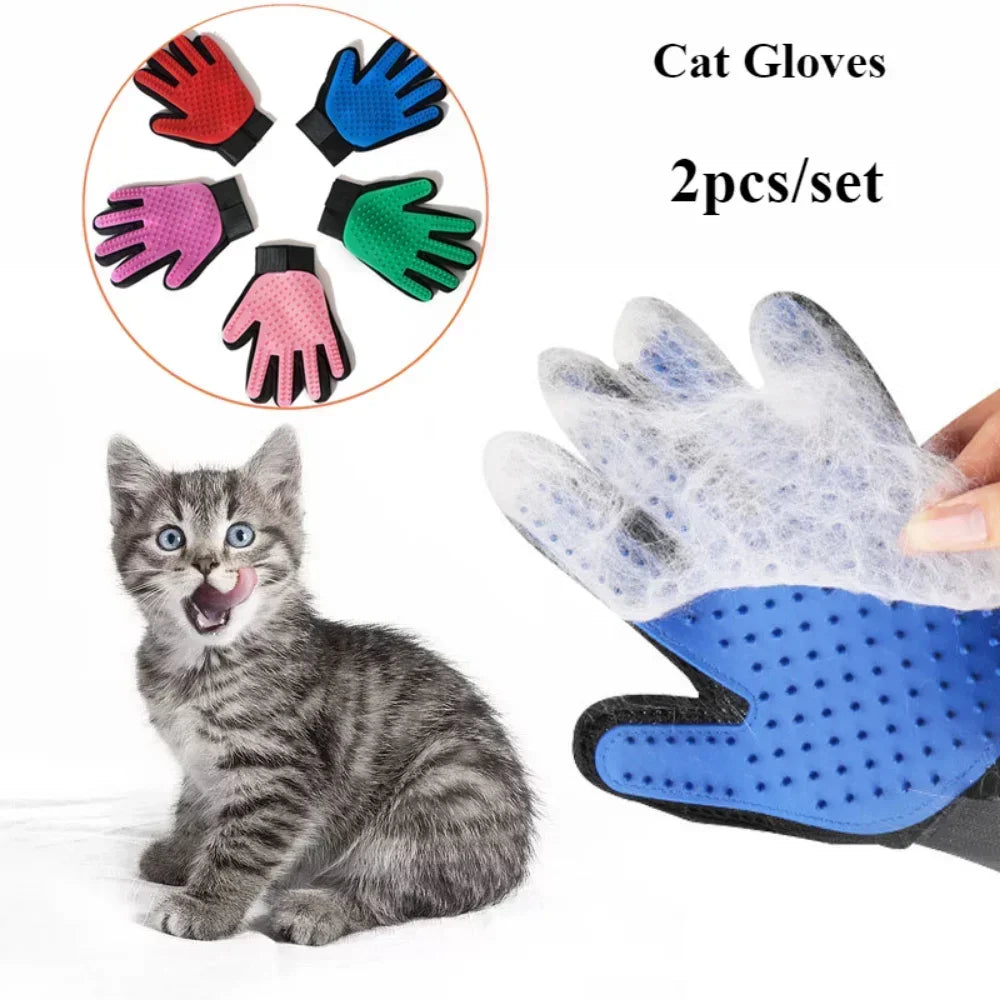 Fur Breeze Grooming and Bath Gloves