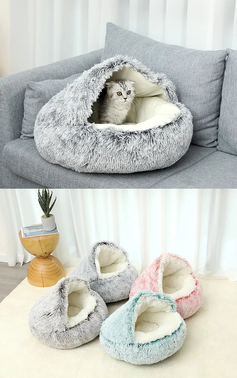 Snuggle Nest Cat Bed For Comfortable  Nights