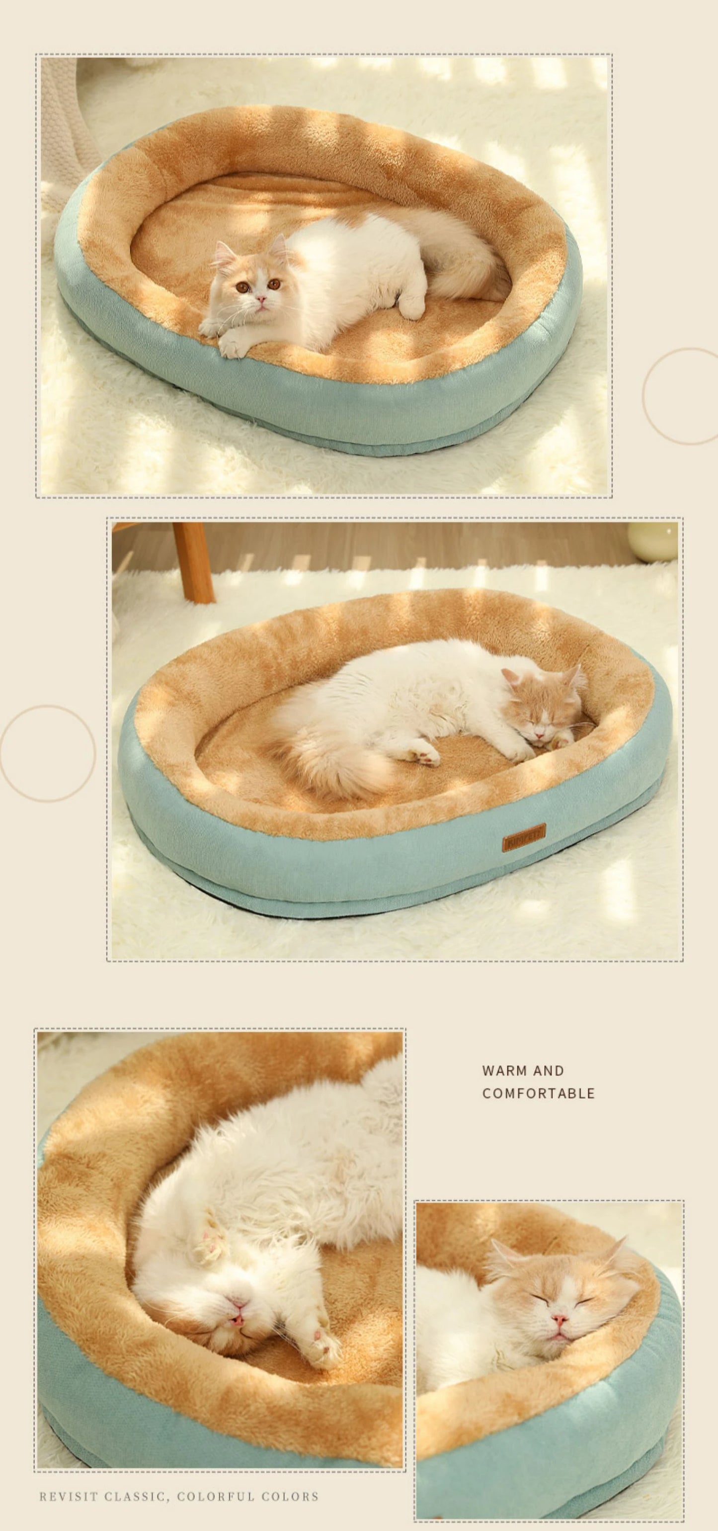 Cozy Cushion Pet Bed for All Pets