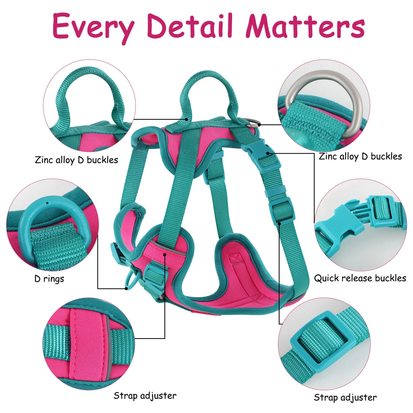 Breathe Fit No-Pull  Dog Harness!!