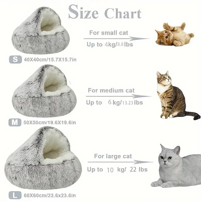 Snuggle Nest Cat Bed For Comfortable  Nights