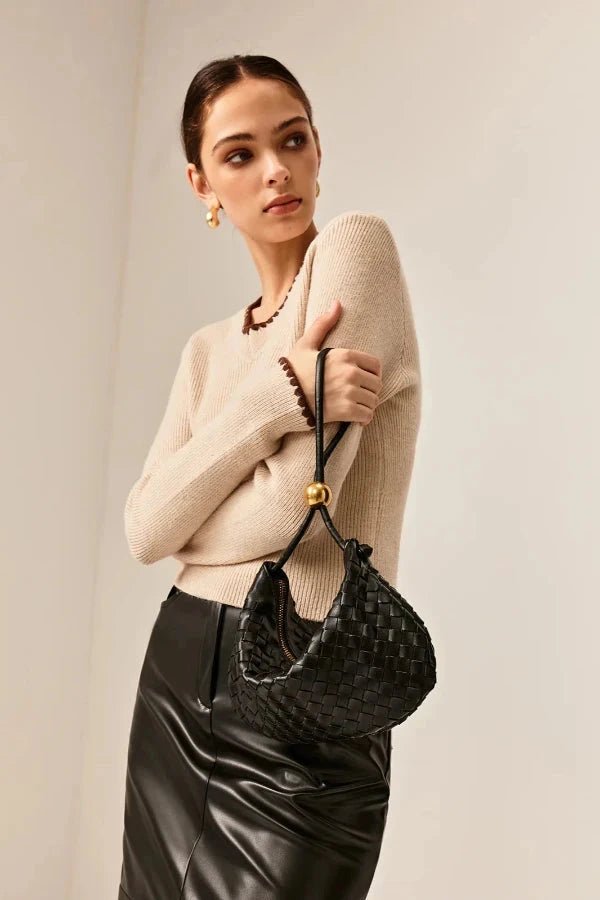 Sac à main femme au design boulette, élégant et pratique. - 3
