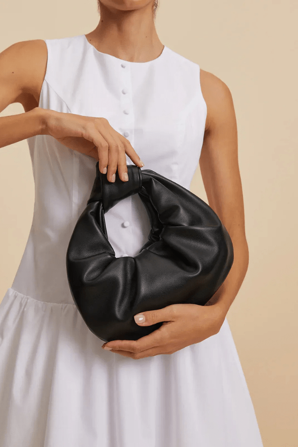 Sac à main froncé noué, style moderne et élégant pour femme. - 4