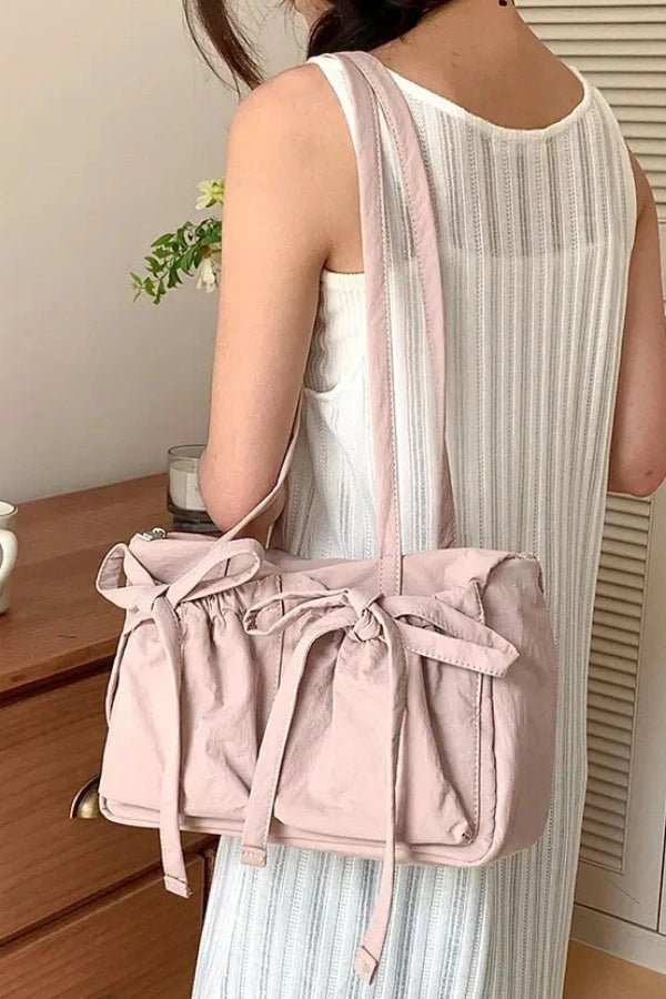 Sac à main noué, élégant et spacieux pour femme. - 2