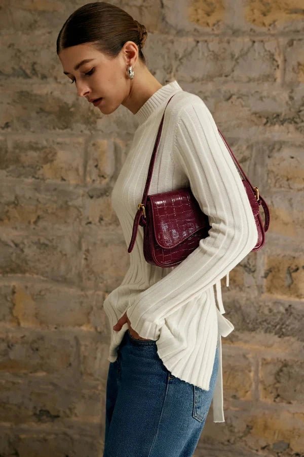 Sac bandoulière femme au design moderne et élégant, parfait pour une sortie chic. - 4