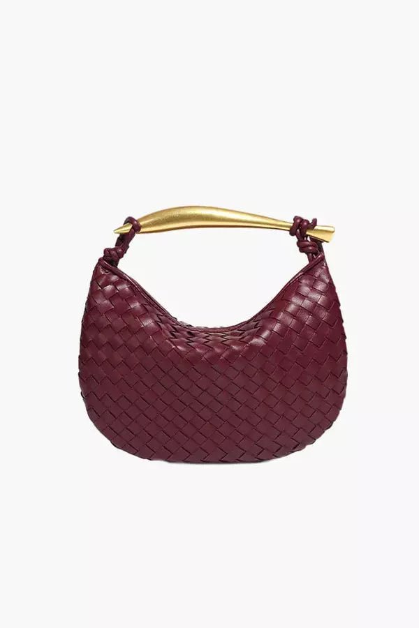 Sac bandoulière femme au design tissé chic et élégant. - 4