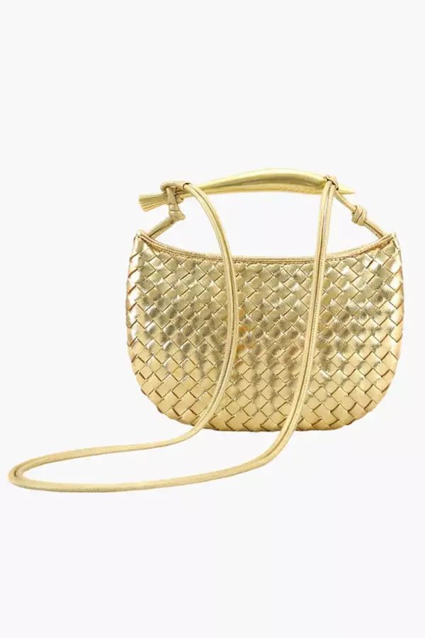 Sac bandoulière femme au design tissé chic et élégant. - 6