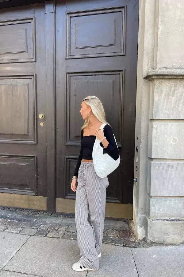 Sac bandoulière femme, tissé élégant, spacieux et pratique. - 12