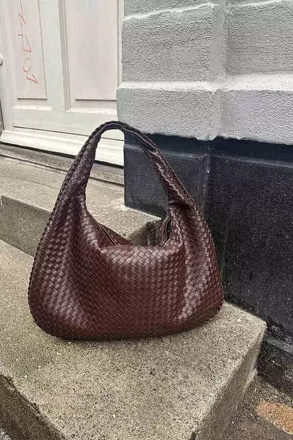 Sac bandoulière femme, tissé élégant, spacieux et pratique. - 14