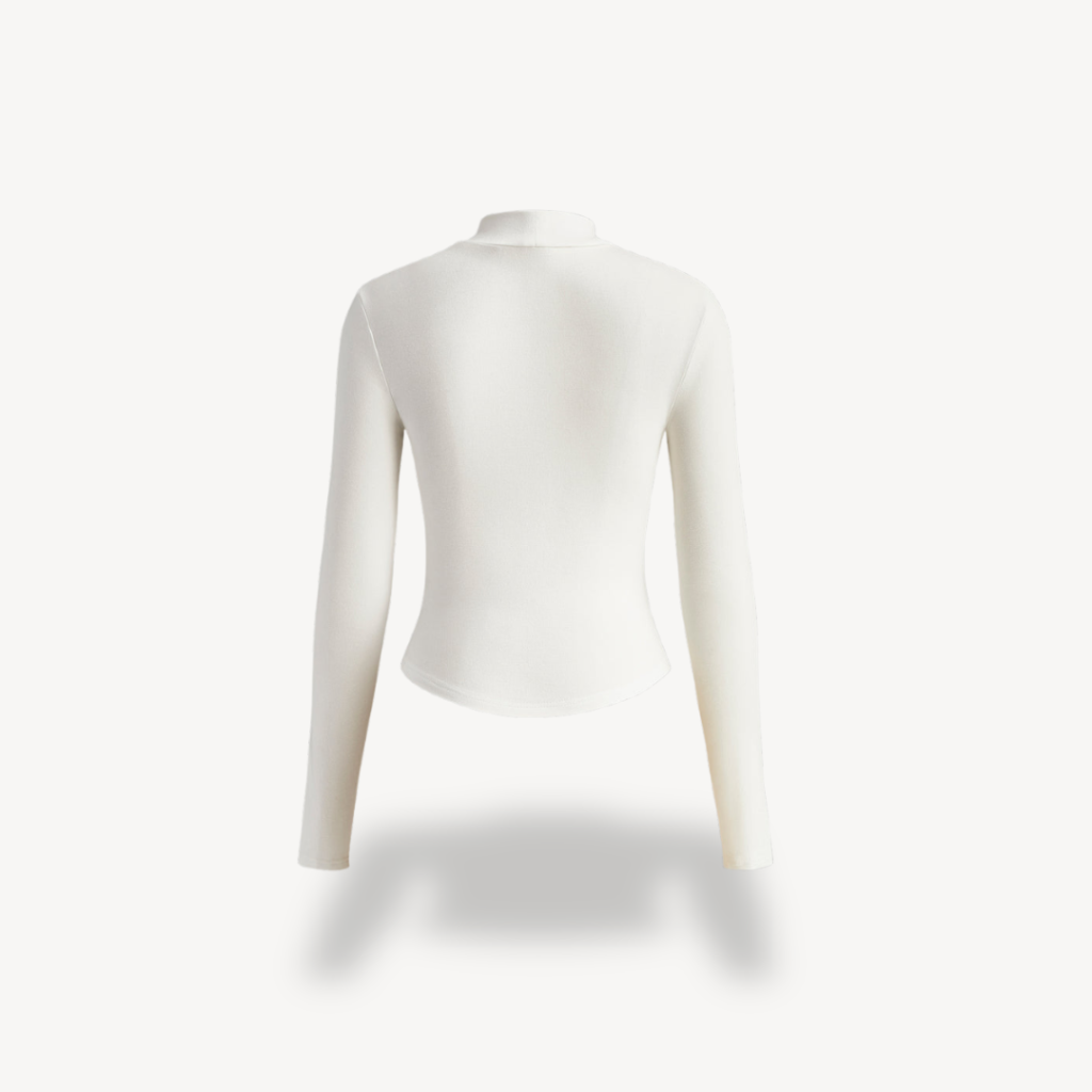 Top corset femme élégant à manches longues. - 6