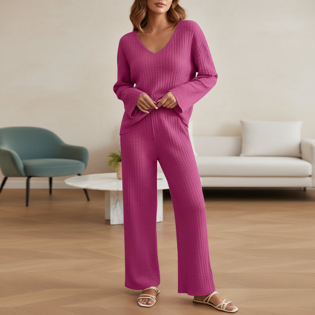 Ensemble détente femme, coupe décontractée, design moderne. - 10