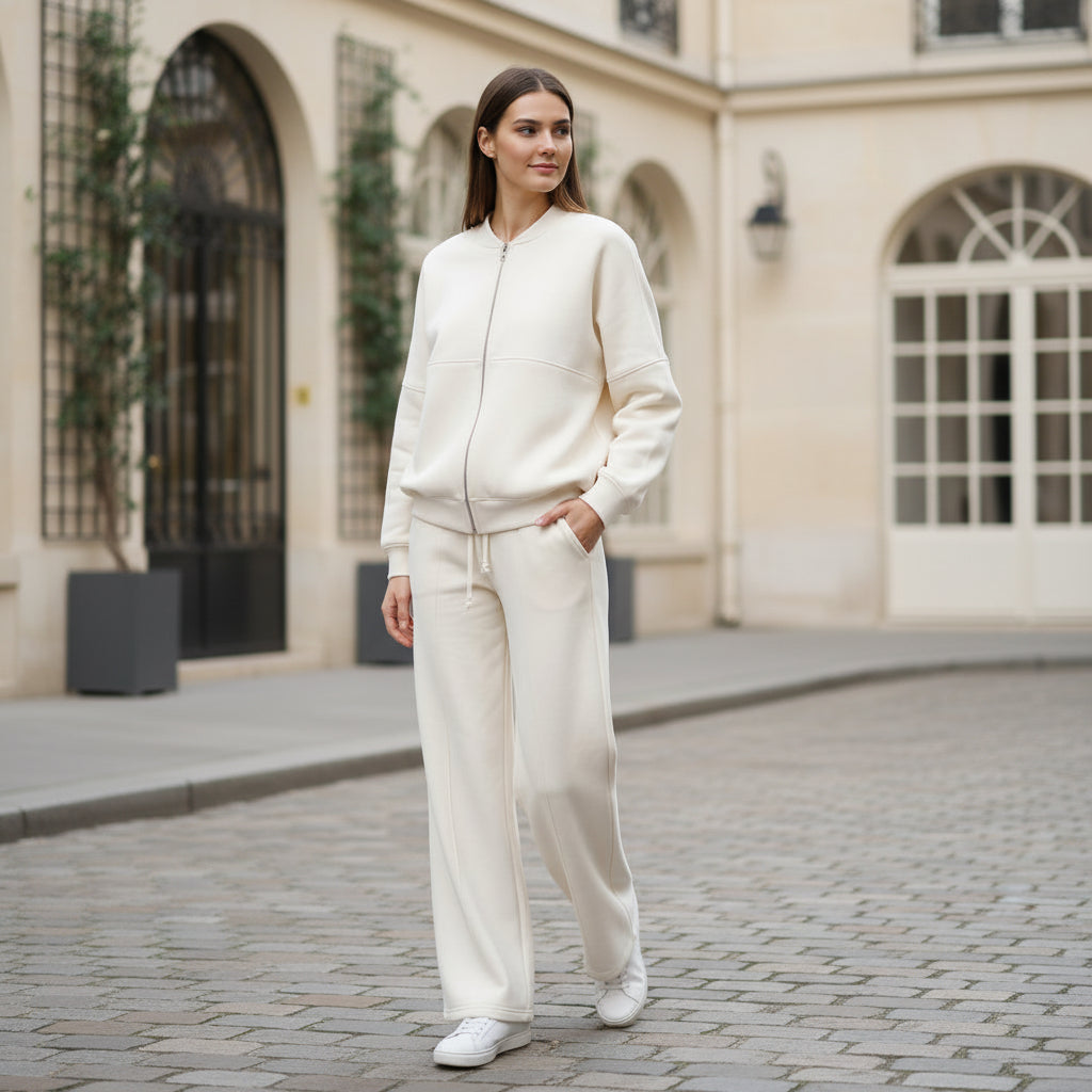 Ensemble de détente femme, coupe confortable et design polyvalent. - 1