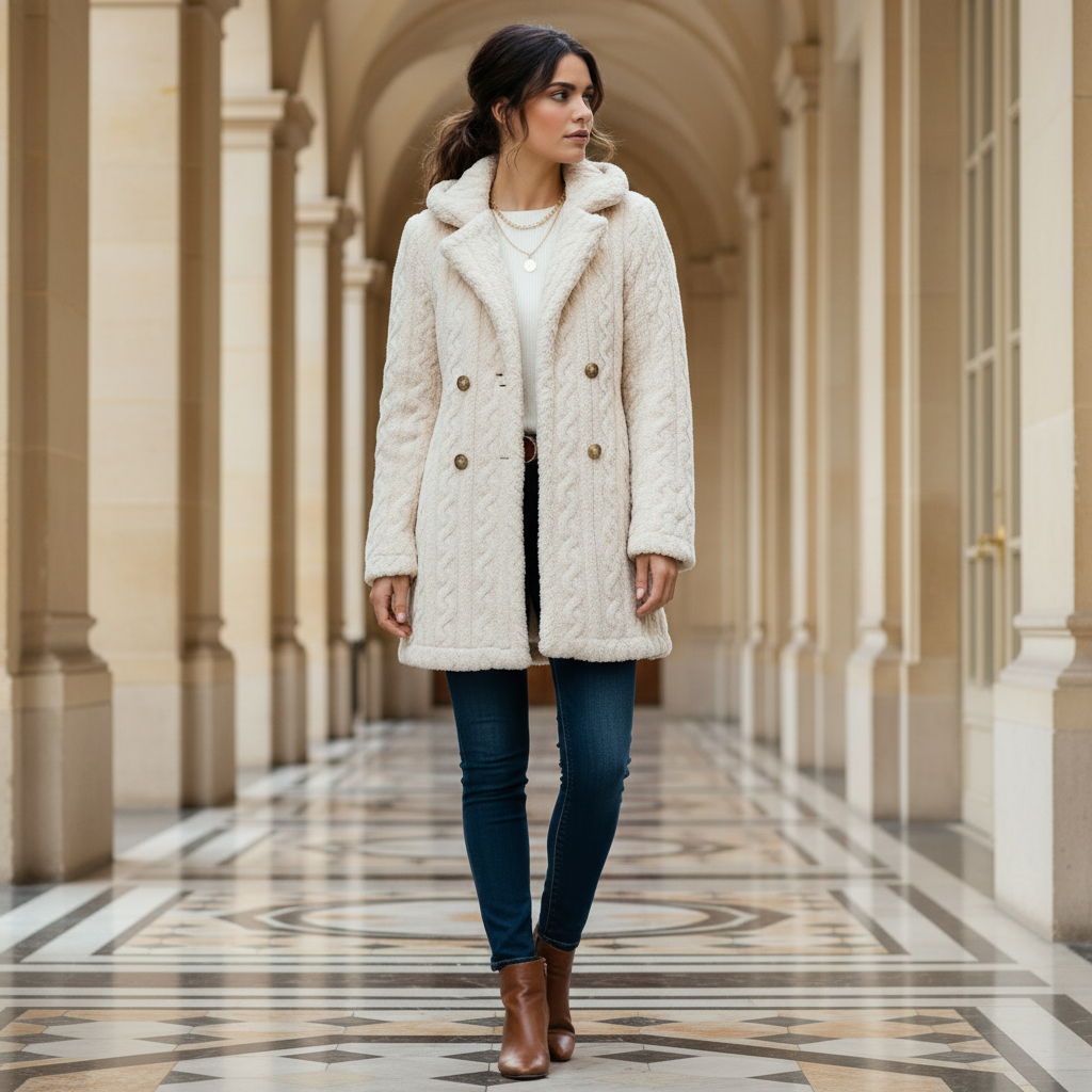 Veste cintrée et élégante pour femme, idéale pour l'hiver. - 1