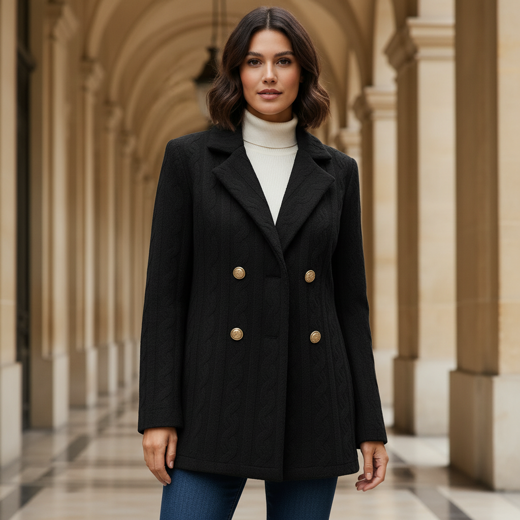 Veste cintrée et élégante pour femme, idéale pour l'hiver. - 2