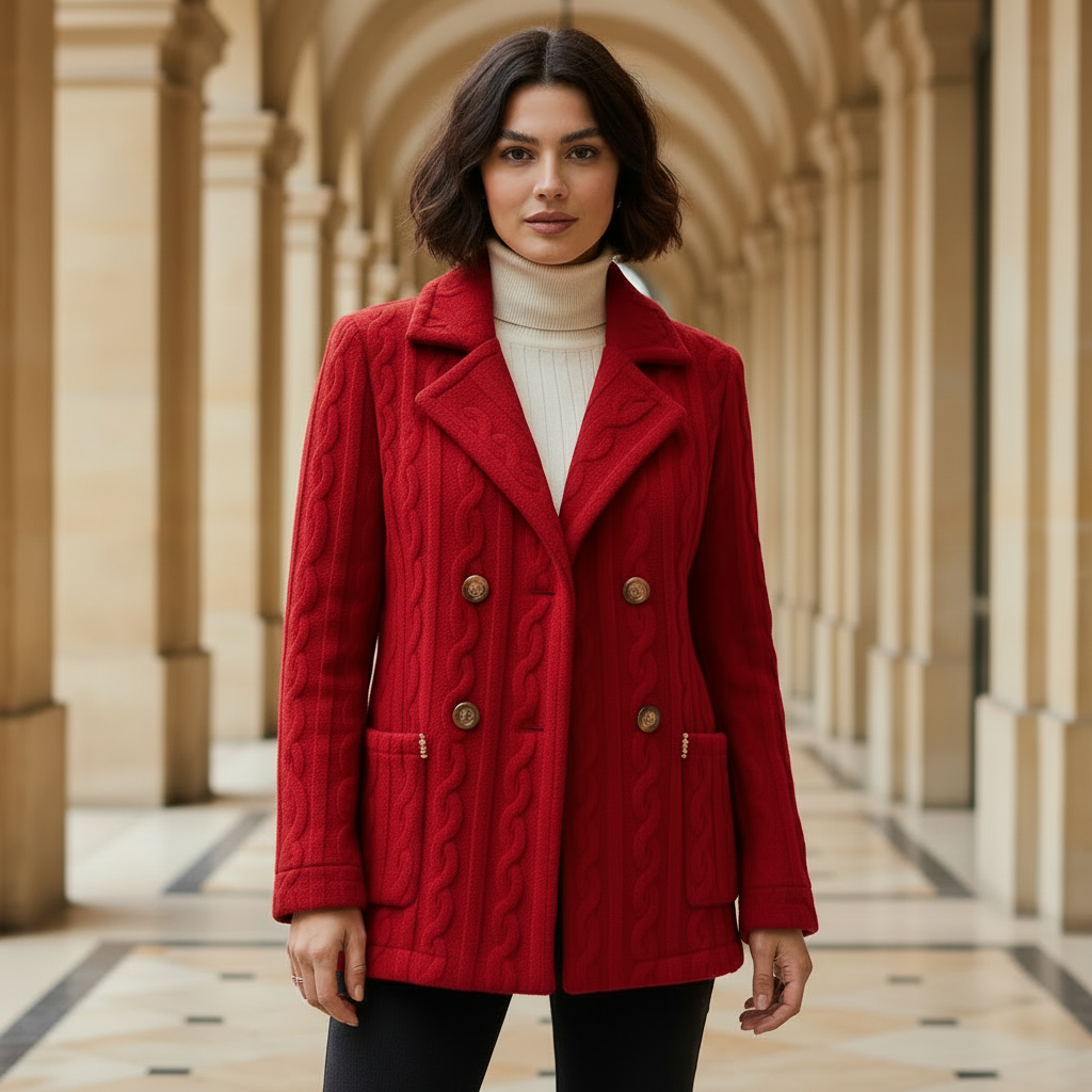 Veste cintrée et élégante pour femme, idéale pour l'hiver. - 3