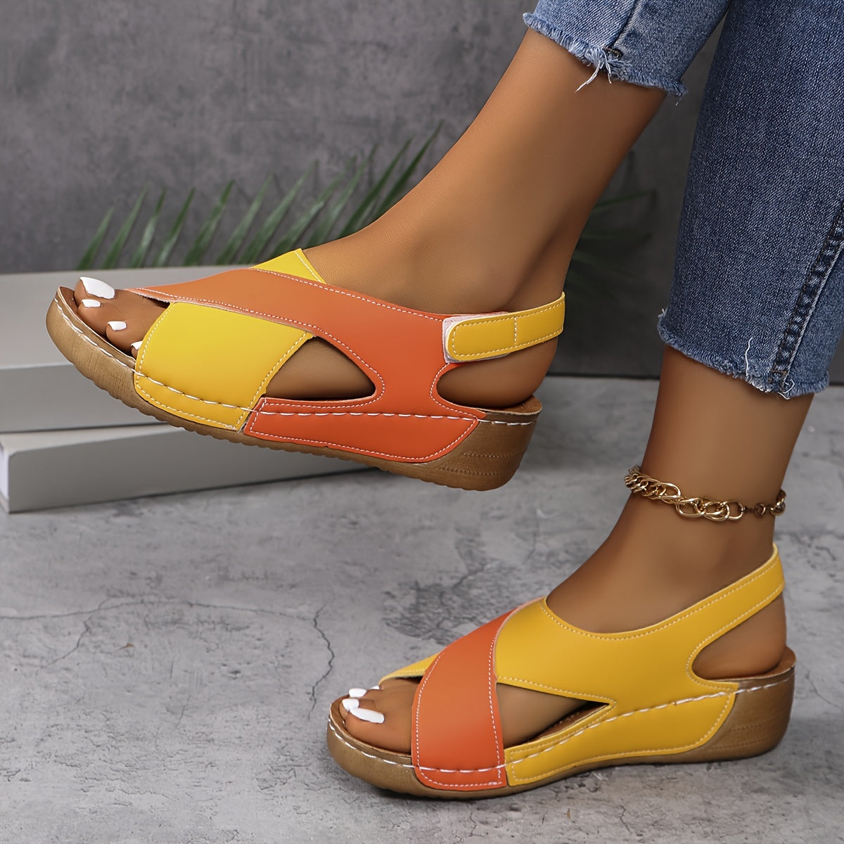 Sandale femme, style élégant, confort orthopédique. 6