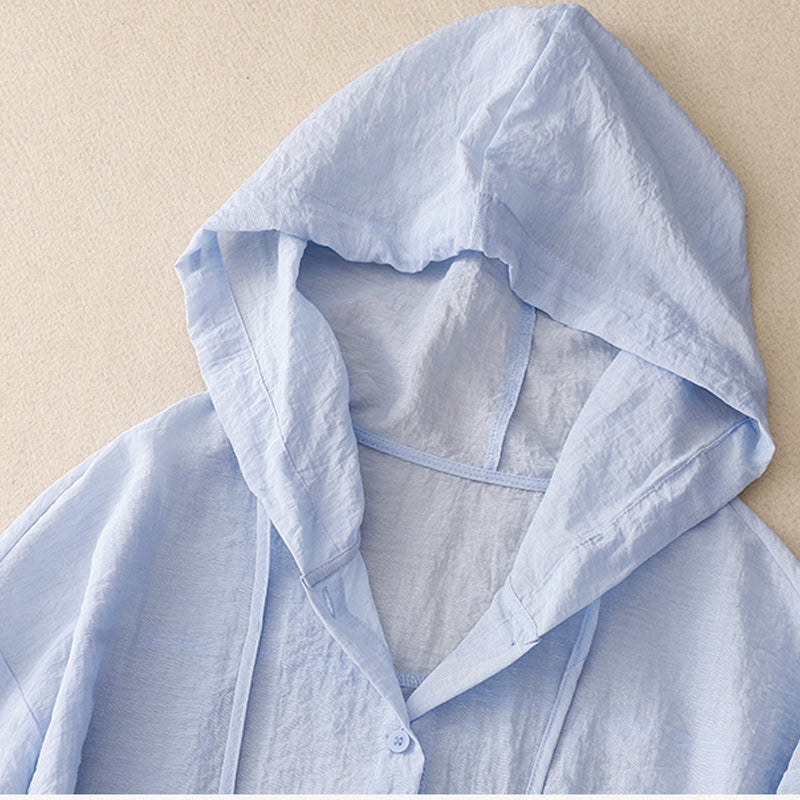 Sweat à capuche léger, coupe décontractée et épurée. 2