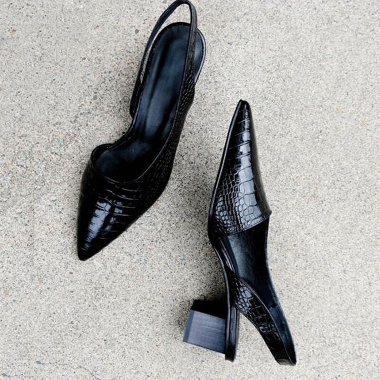 Talons orthopédiques confortables, silhouette élégante, style chic adapté au quotidien. 2