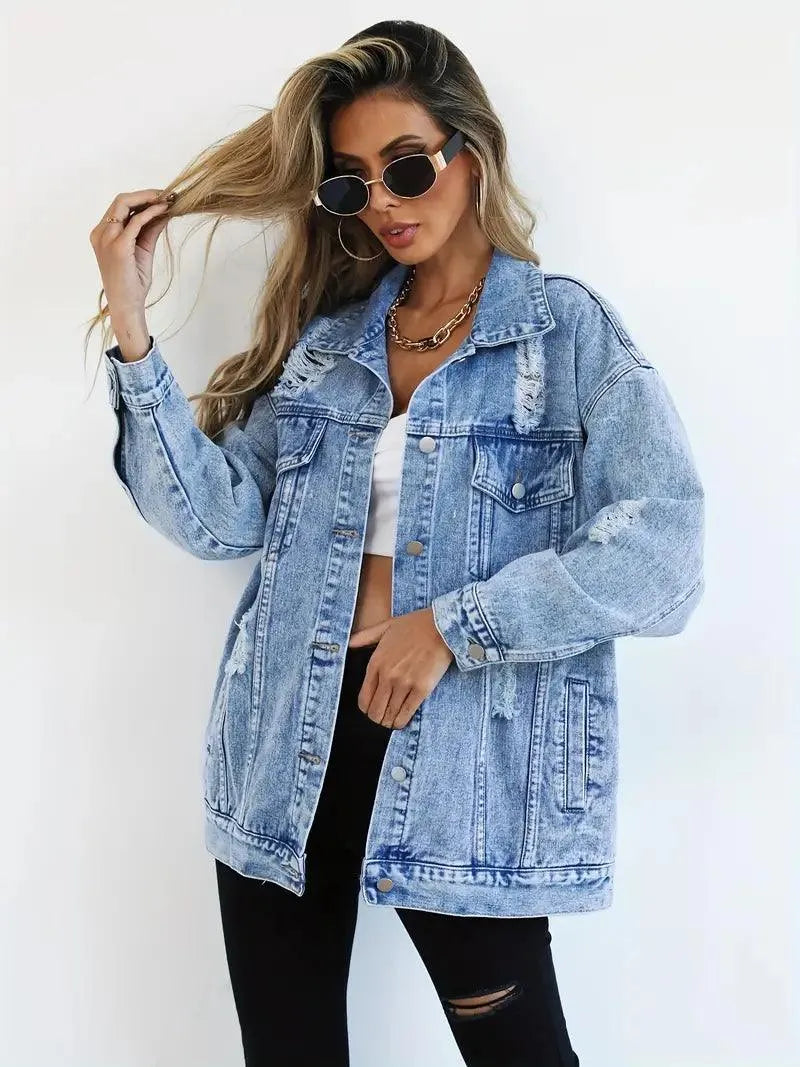 Veste surdimensionnée et élégante pour femme. - 2