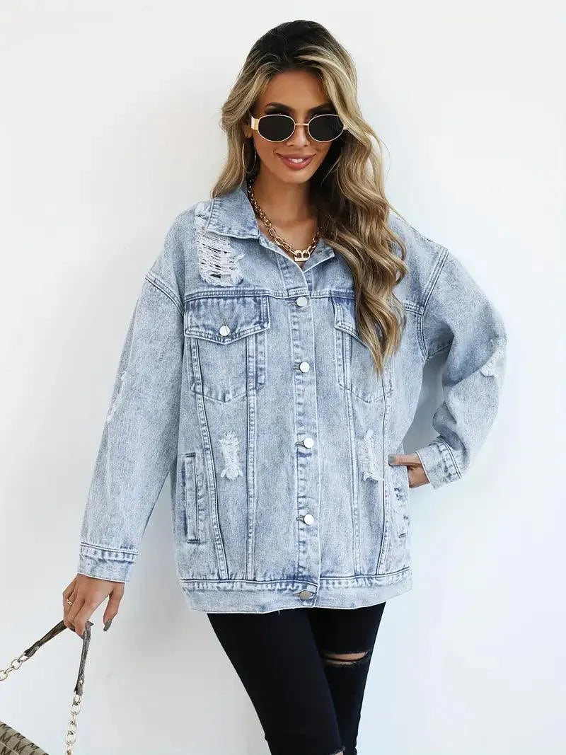 Veste surdimensionnée et élégante pour femme. - 7