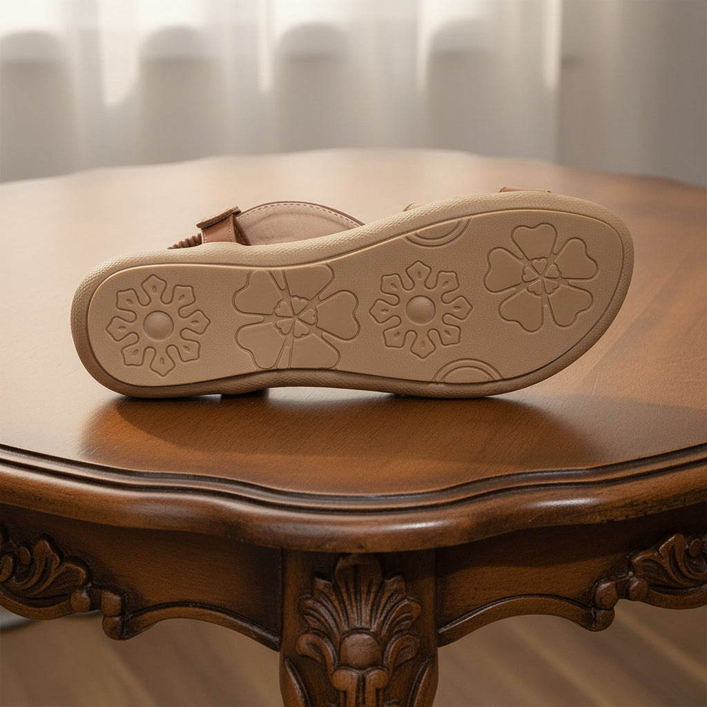 Sandales élégantes à détails perlés, au design confortable. - 12