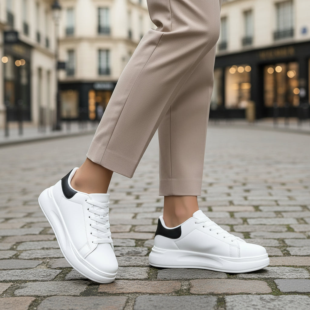 Baskets femme au style décontracté avec soutien orthopédique. - 4